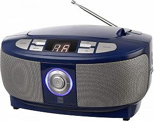 Стереосистема CD-Radio Dual P 49-1 UKW, блакитний - Фото 1