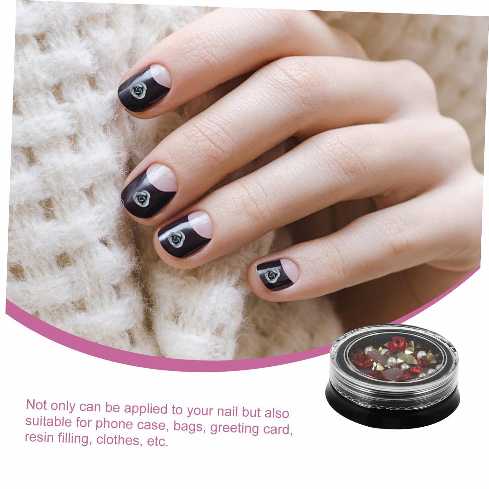 Цветок Healeved Стразы для маникюра 5 коробок Блестящие украшения для ногтей Камни для ногтей Гель для ногтей Подвеска для ногтей для нейл-арта Смола, фото №5 Цветок Healeved Стразы для маникюра 5 коробок Блестящие украшения для ногтей Камни для ногтей Гель для ногтей Подвеска для ногтей для нейл-арта Смола, фото №5