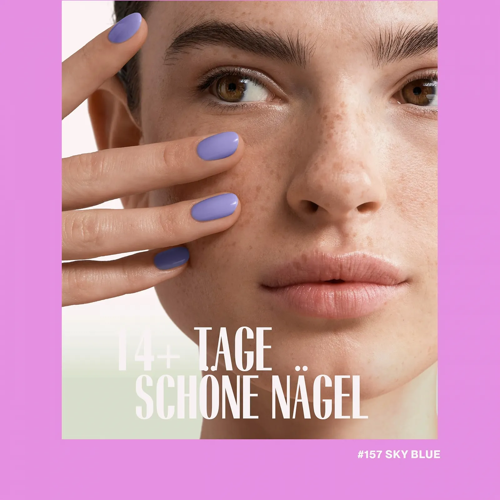 Гель-лак Pink Gellac 157 Sky Blue 15 мл голубой, фото №3