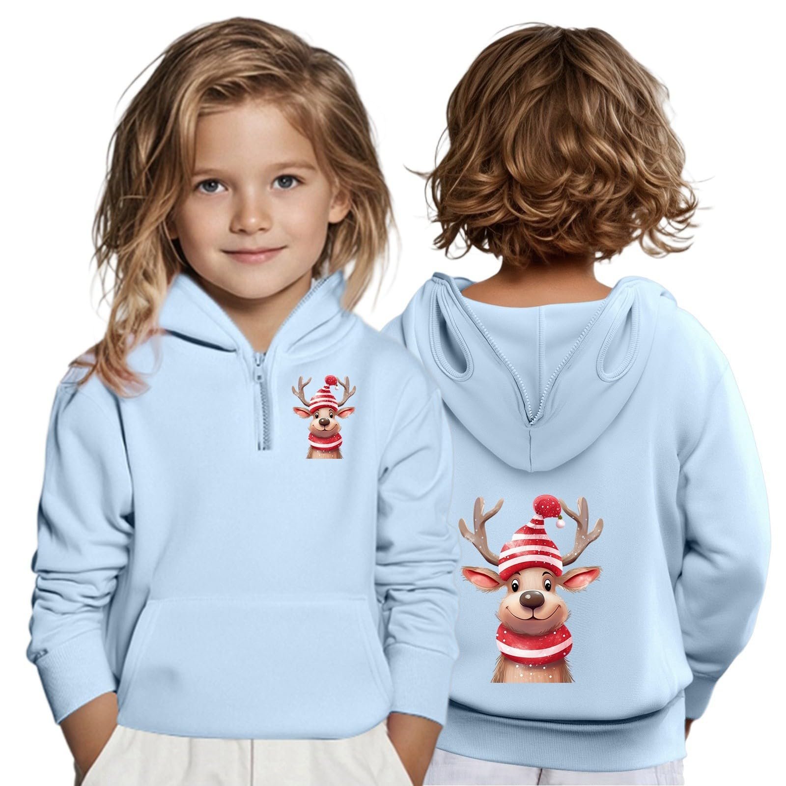 Джемпер Generisch Різдвяний LED Дитячий Худі з принтом для хлопчиків, фото №3