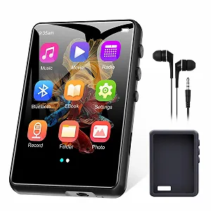 MP3 плеєр ZAQE 64GB Bluetooth 5.3 Чорний - Фото 1