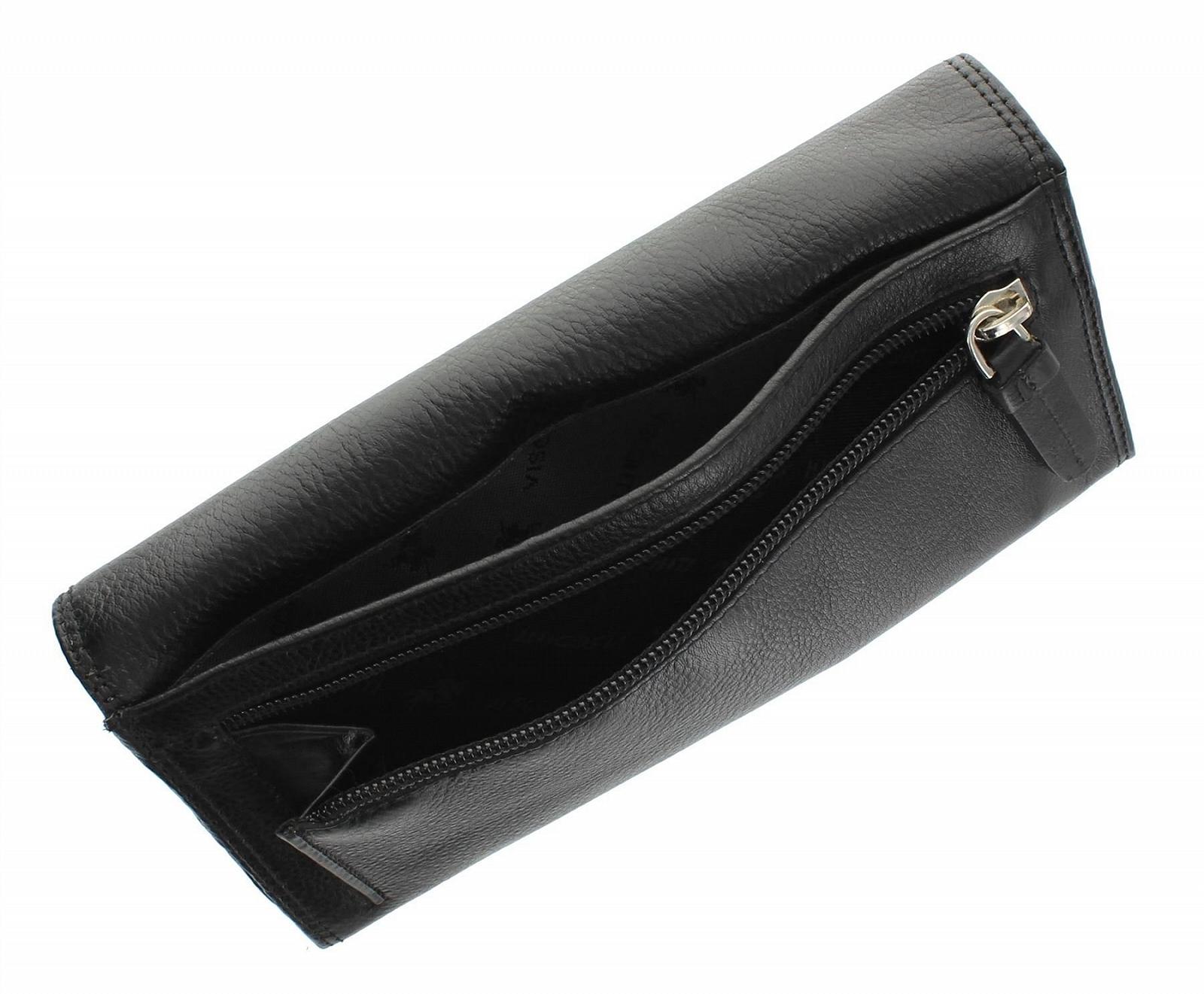 Кошелек Visconti Heritage Collection BUCKINGHAM Кожаный HT35 Черный, фото №4