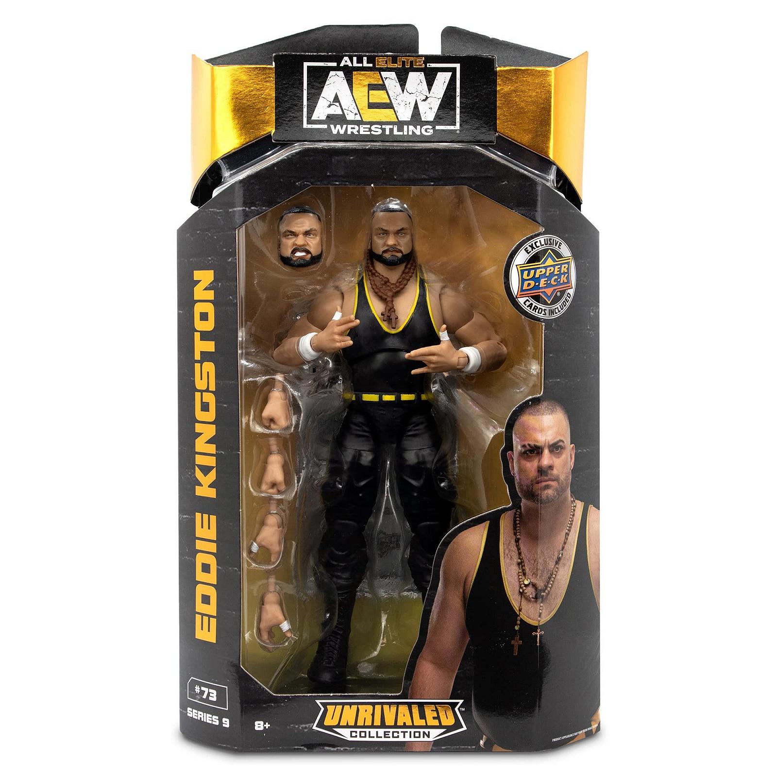 Игрушечная фигурка рестлера Eddie Kingston AEW Unrivaled 9, фото №1