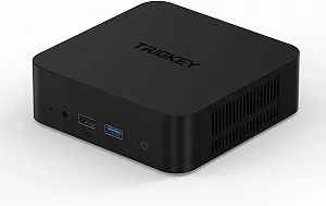 Мини ПК TRIGKEY Key-N100 / Intel N100 / RAM 16GB / SSD 512GB / 2 х HDMI / 2 х LAN / Wi-Fi 5 / Bluetooth 5 / Windows 11 / Чорний - Фото 1