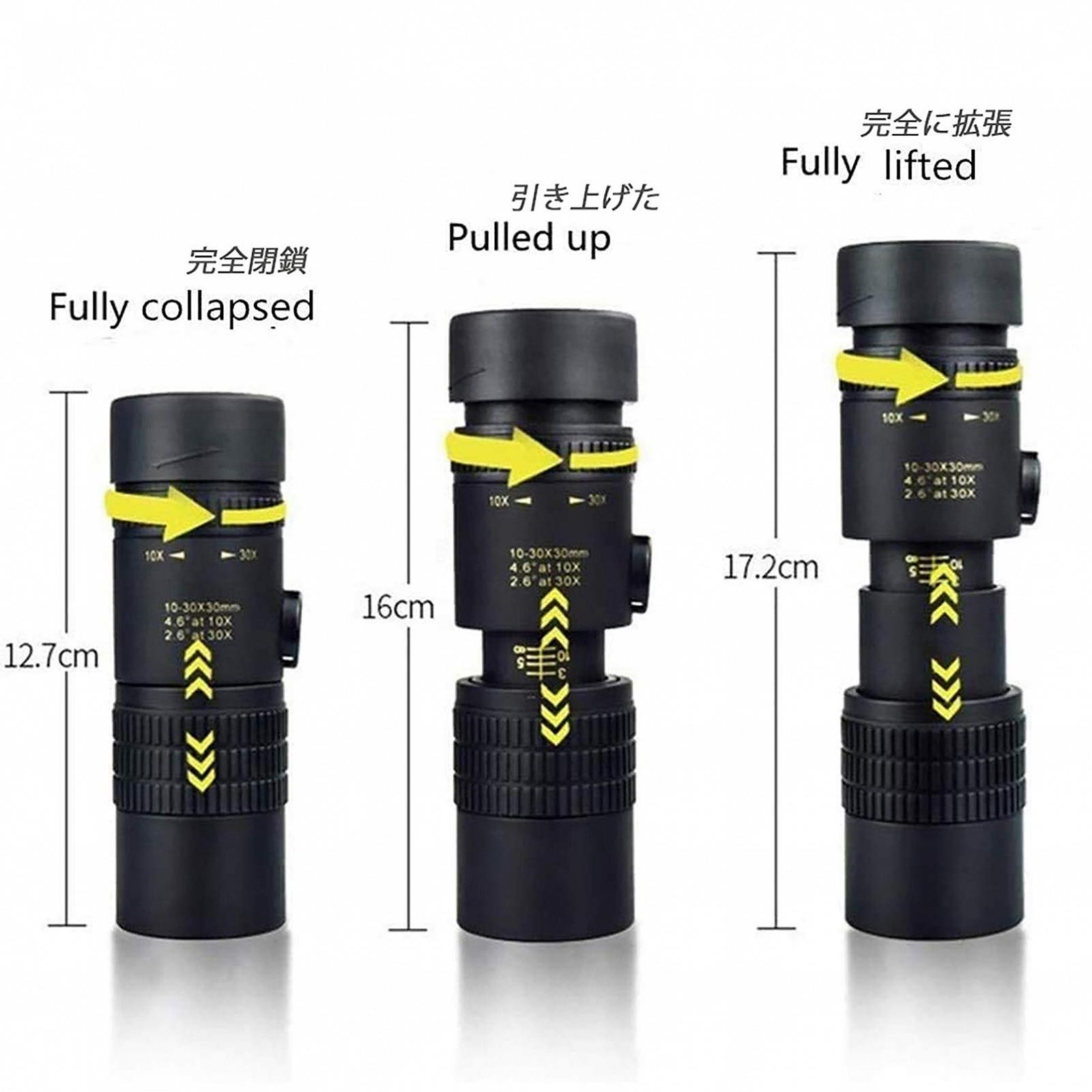 Монокуляр Tophacker 4K 10-300x40mm HD з кріпленням для смартфона та штативом, фото №3