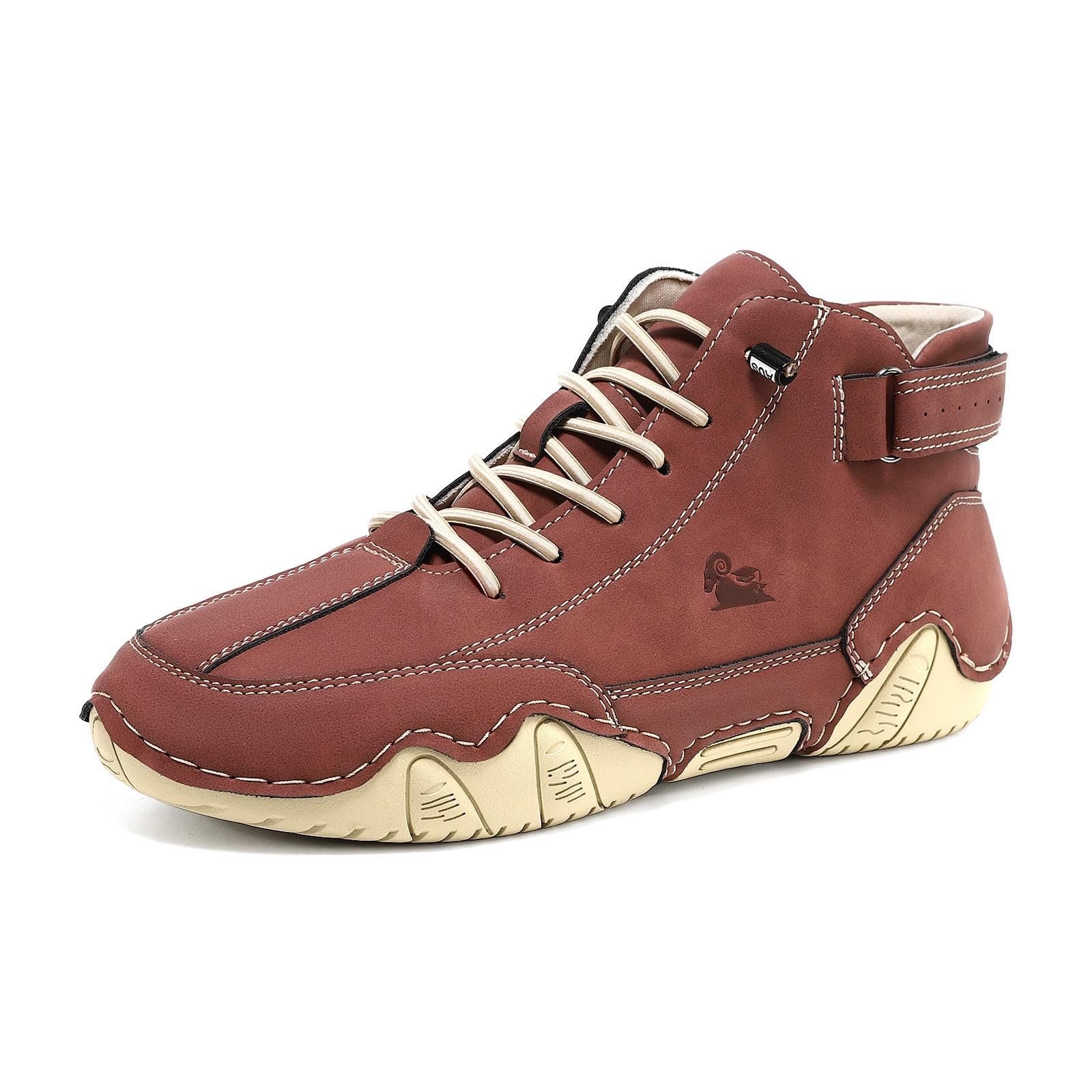 Ботинки Lvnsdknerse для босых ног Кожаные Высокие Alpaca Cowboy Boots Italian Hiking Waterproof Trainers Boat Shoes Toe Shoes Unisex, фото №6