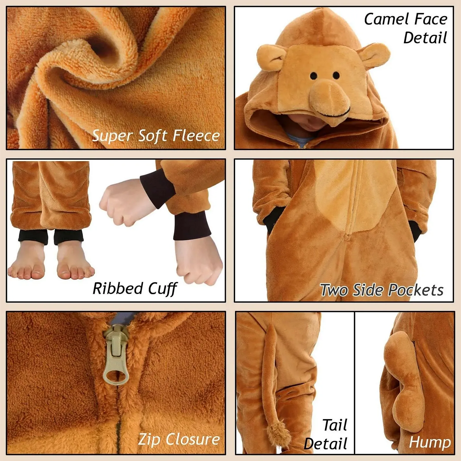 Дитячий комбінезон A2Z 4 Kids Тварини Верблюжий для дівчаток і хлопчиків, фото №6 Дитячий комбінезон A2Z 4 Kids Тварини Верблюжий для дівчаток і хлопчиків, фото №6