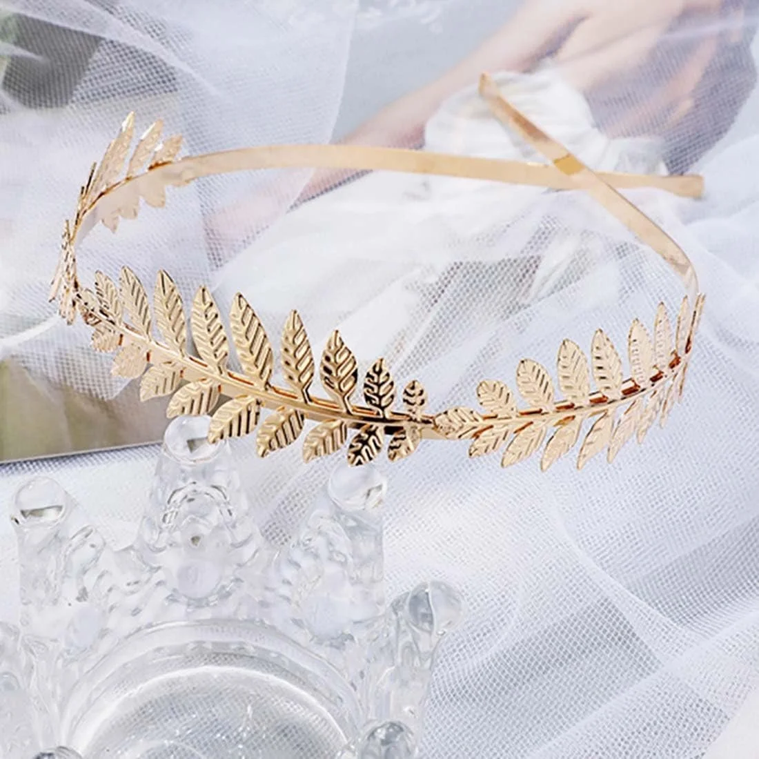 Обруч для волосся у стилі грецької богині, фото №7