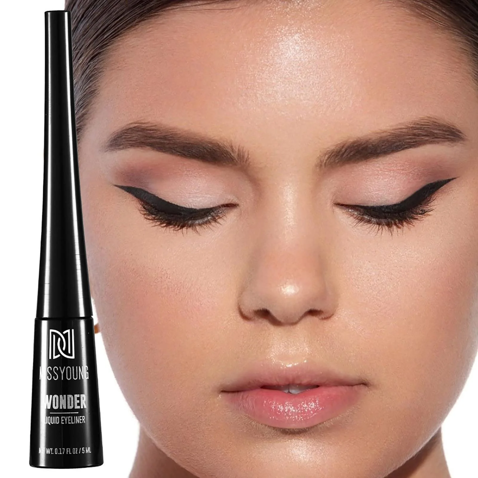 Підводка для очей Beauty Makeup гелева, стійка, чорна, фото №7