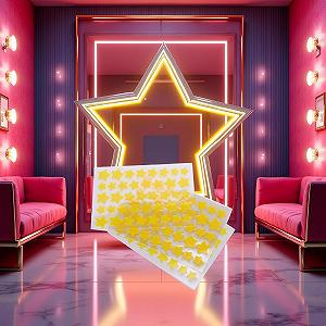 Патчі для обличчя Зірка 10 листів/упаковка (400 капсул) Гідроколоїдні патчі від акне synthetic.ua - Фото 1