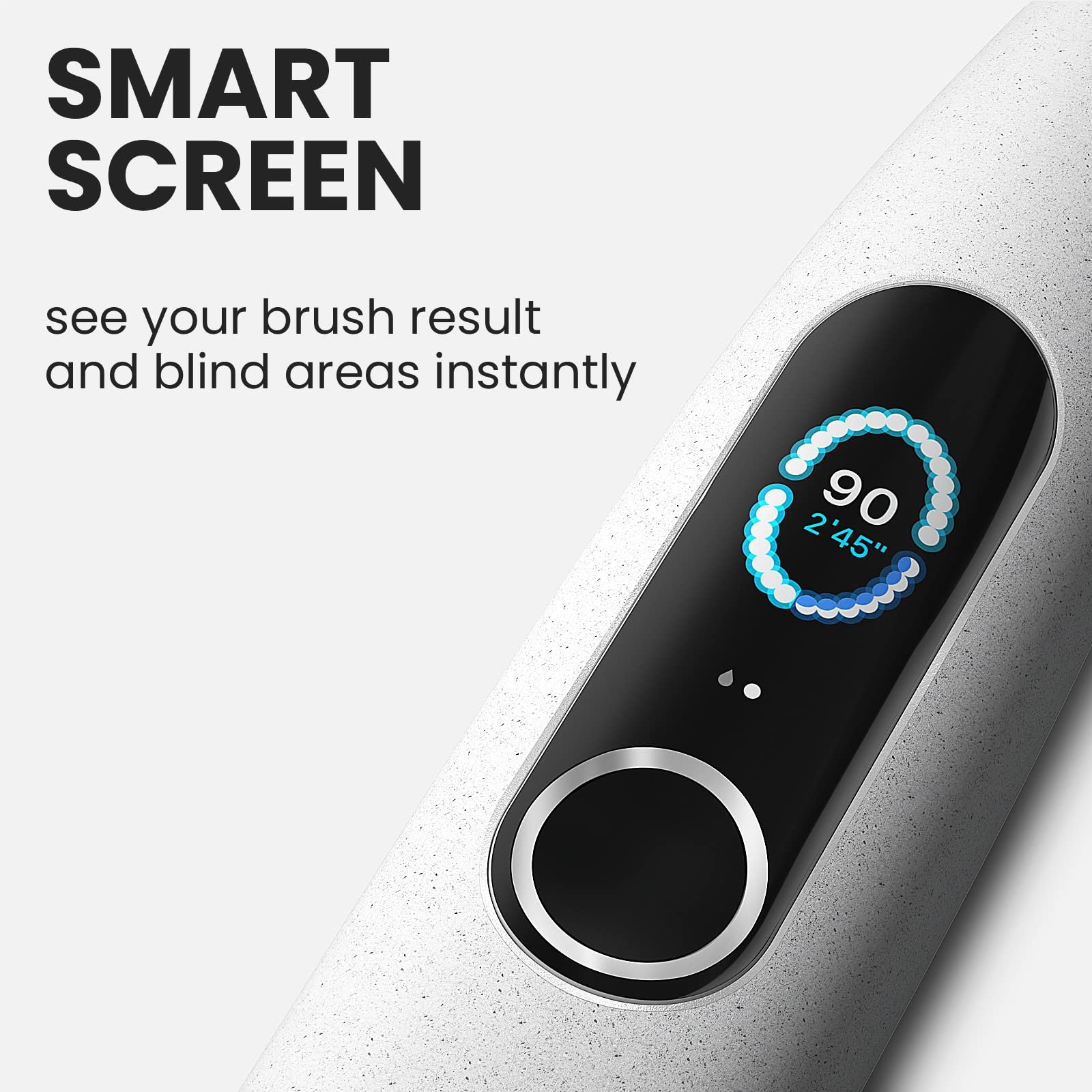 Електрична Зубна Щітка Oclean X Pro Elite Smart Mute Sonic + Oclean BB01 Дорожній Футляр для Електричної Зубної Щітки Сірий, фото №5