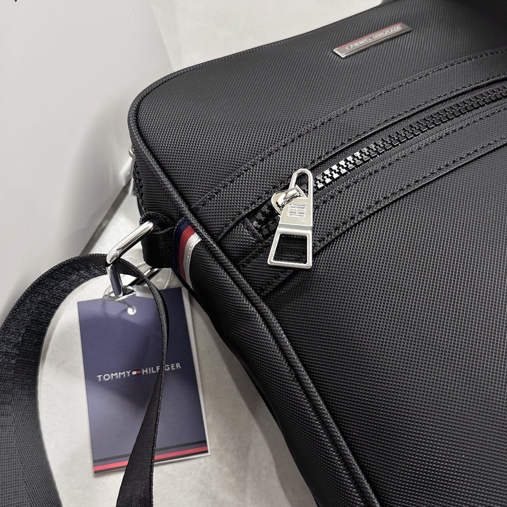 Чоловіча сумка через плече брендова в подарунковій коробці Tommy Hilfiger, фото №6