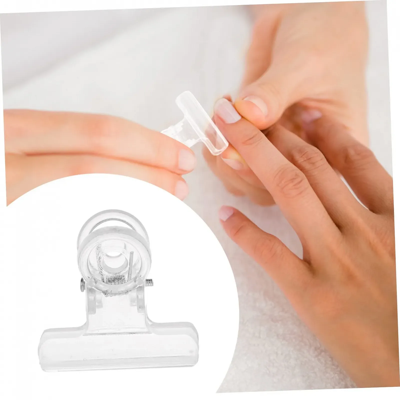 Клипсы для наращивания ногтей OATIPHO, 30 шт., прозрачные фиксаторы для ногтей для наращивания, многоразовые, фото №7