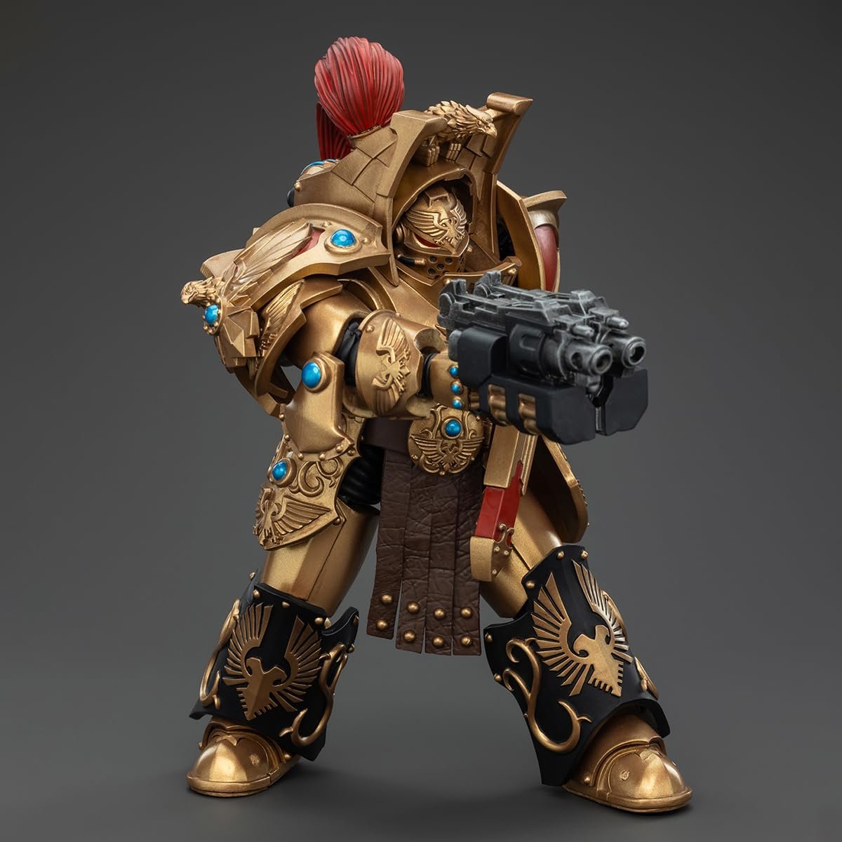 Фігурка Екшн Joytoy Warhammer The Horus Heresy 1/18 Legio Custodes Aquilon Terminator Squad Aquilon з Lastrum Storm Bolter JT00744, фото №6