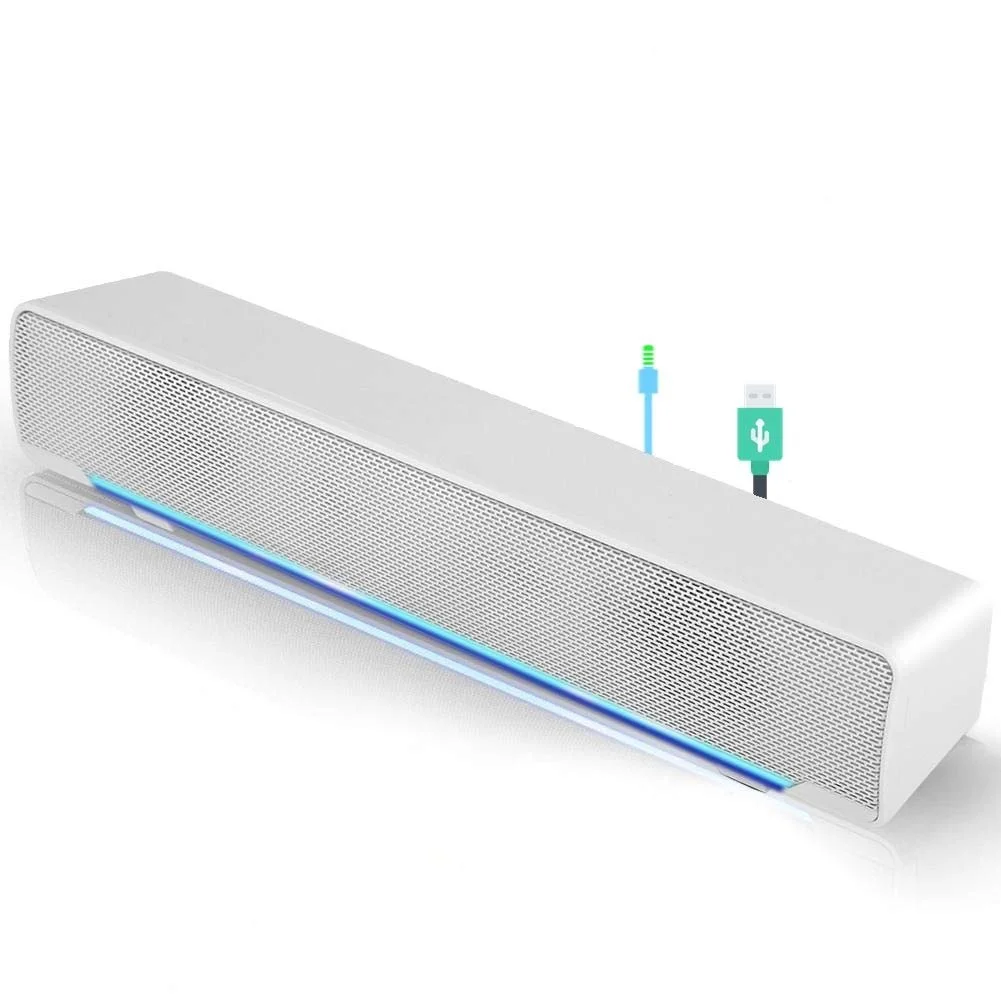 Портативний USB саундбар Soundbar Speaker Білий, фото №1