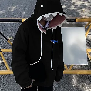 Женский Худи Qixiu Голубой synthetic.ua - Фото 1