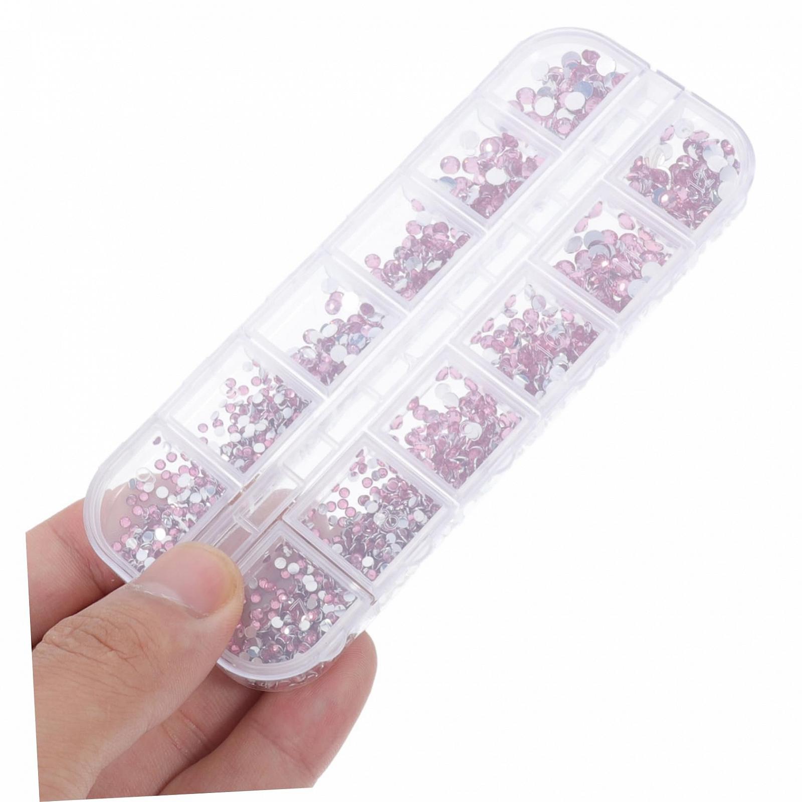 Стрази Sewroro, рожевий акрил, фото №8