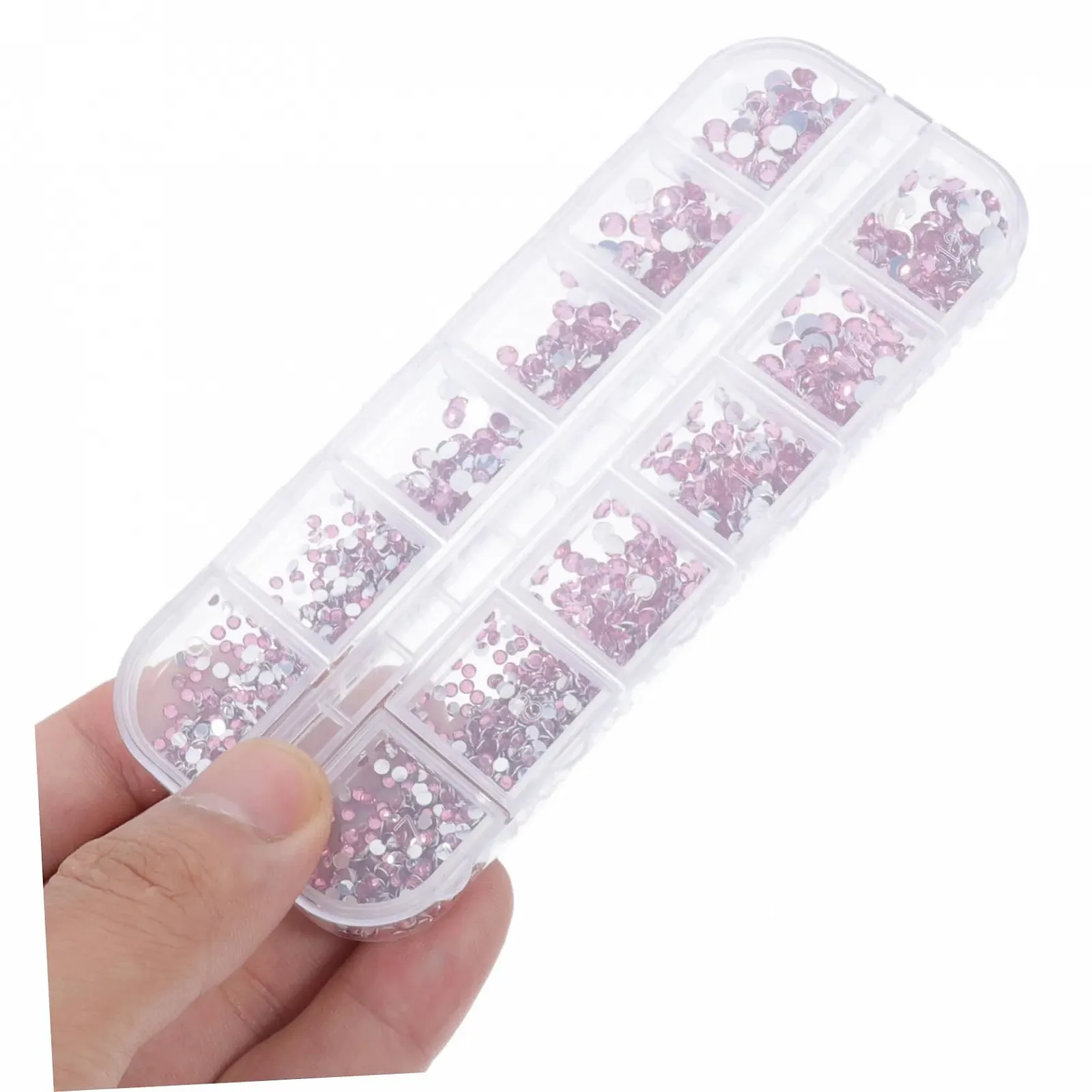 Стрази Sewroro, рожевий акрил, фото №8