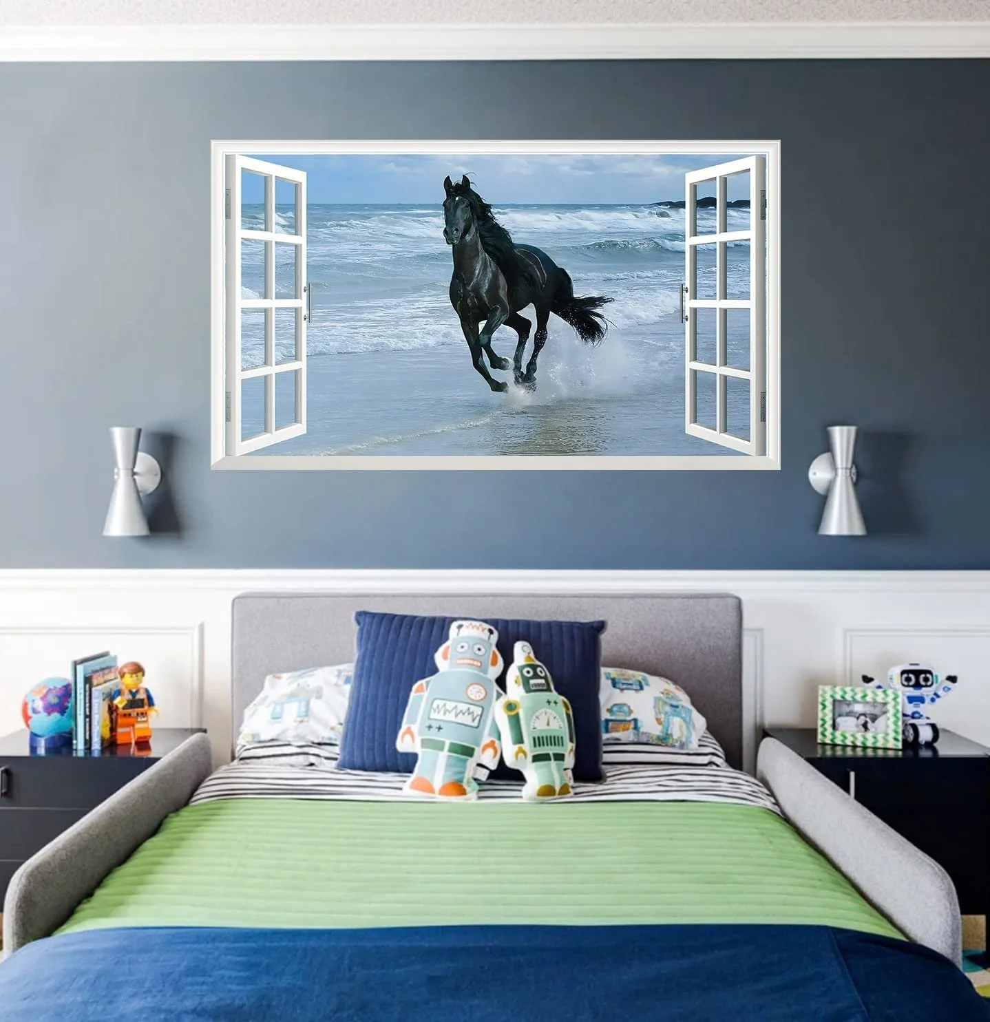 Наклейка на стіну Black Widow 3D Wall Crack Smash V0403 1000 x 600 мм, фото №5 Наклейка на стіну Black Widow 3D Wall Crack Smash V0403 1000 x 600 мм, фото №5