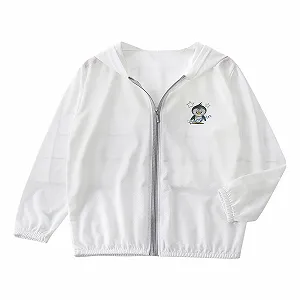 Купити Легка дитяча куртка для хлопчиків і дівчаток Mjjsk, мультяшна капюшон, м'яка, тонка, сонцезахисна, на блискавці, дихаюча - Фото 1 Легка дитяча куртка для хлопчиків і дівчаток Mjjsk, мультяшна капюшон, м'яка, тонка, сонцезахисна, на блискавці, дихаюча - Фото 1