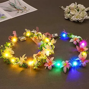 Венок для волос Цветок Luminous, LED - Фото 1