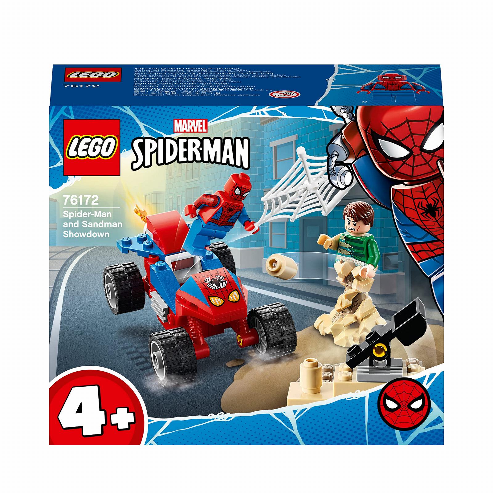 Игровой набор LEGO 76172 Spider-Man and Sandman Showdown с Спайдер-Багги, подходит для мальчиков и девочек от 4 лет, фото №6