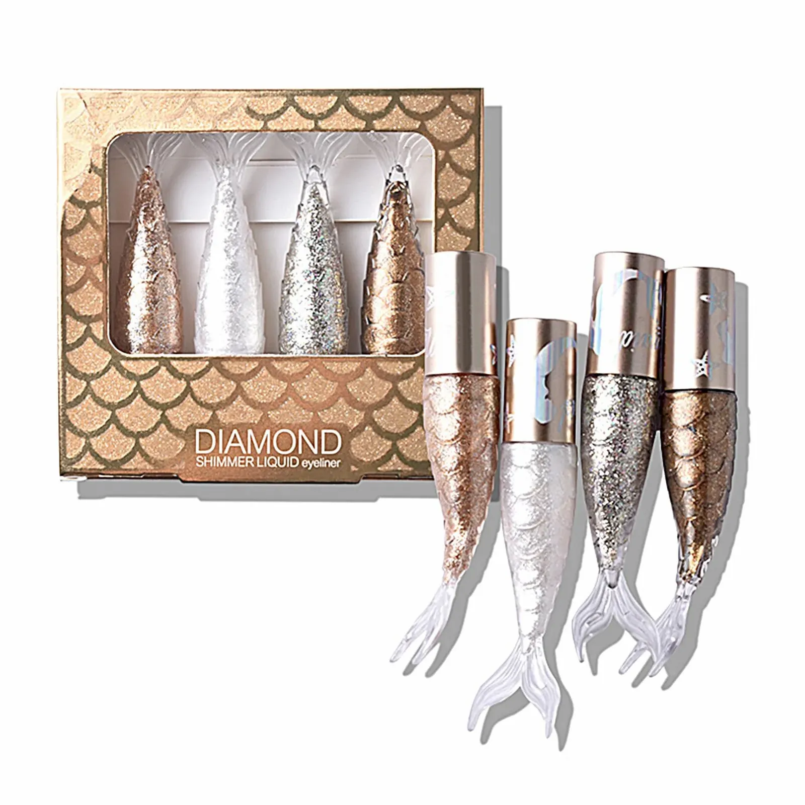 Карандаш для Глаз с Блестками 4 Цвета, фото №5