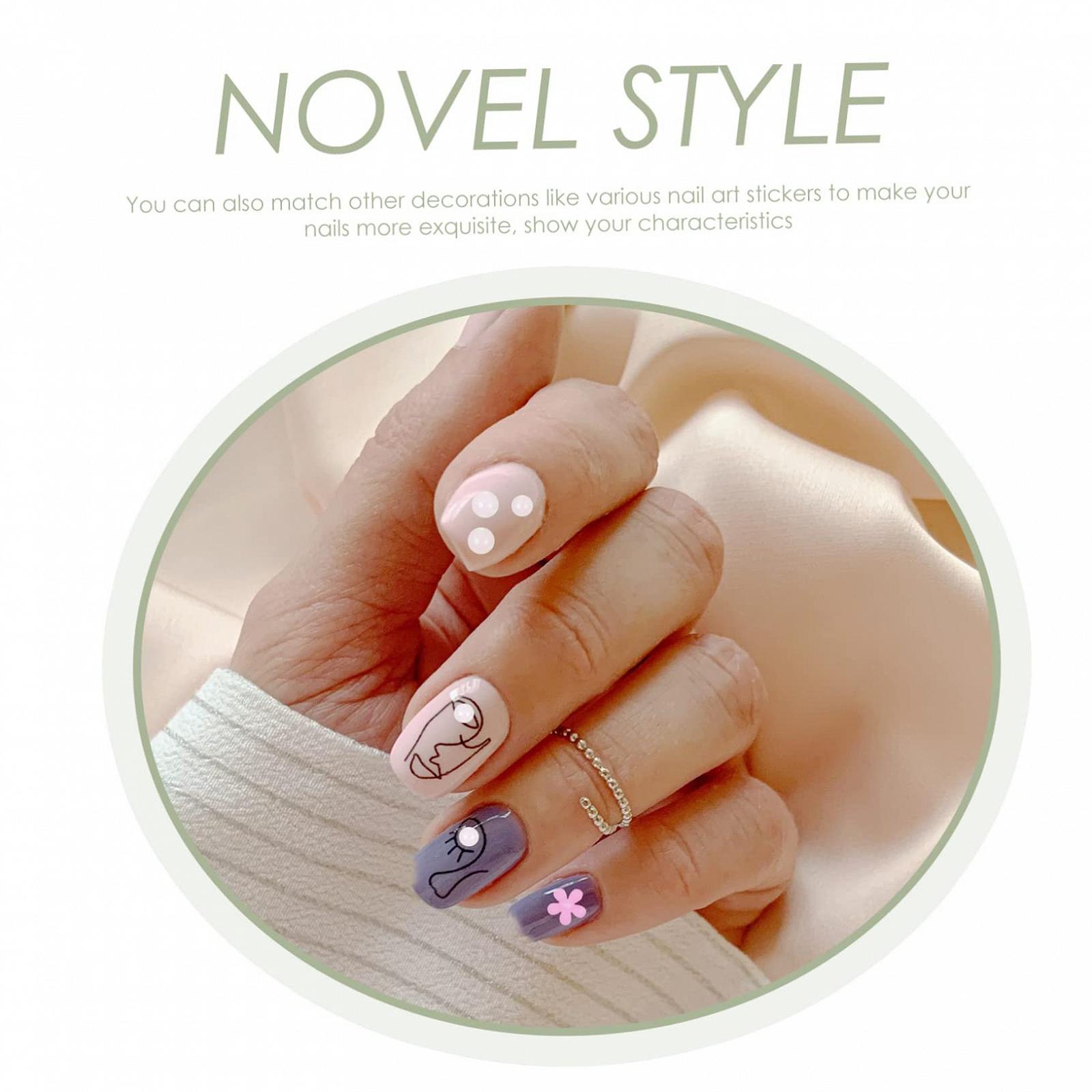 Цветок Healvian 3D для ногтей, украшение для маникюра (3 коробки), фото №3