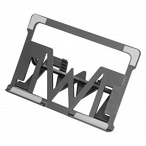 Підставка для ноутбука регульована 5 рівнів висоти складана портативна з нековзким килимком і порожнистим дизайном для ноутбуків 10-17,3 дюймів, планшетів, для дому та офісу - Фото 1