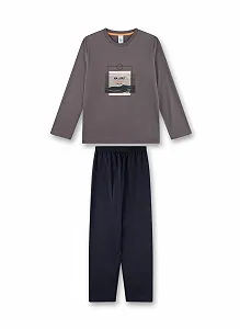 Піжама Sanetta для хлопчиків Сірий - Фото 1