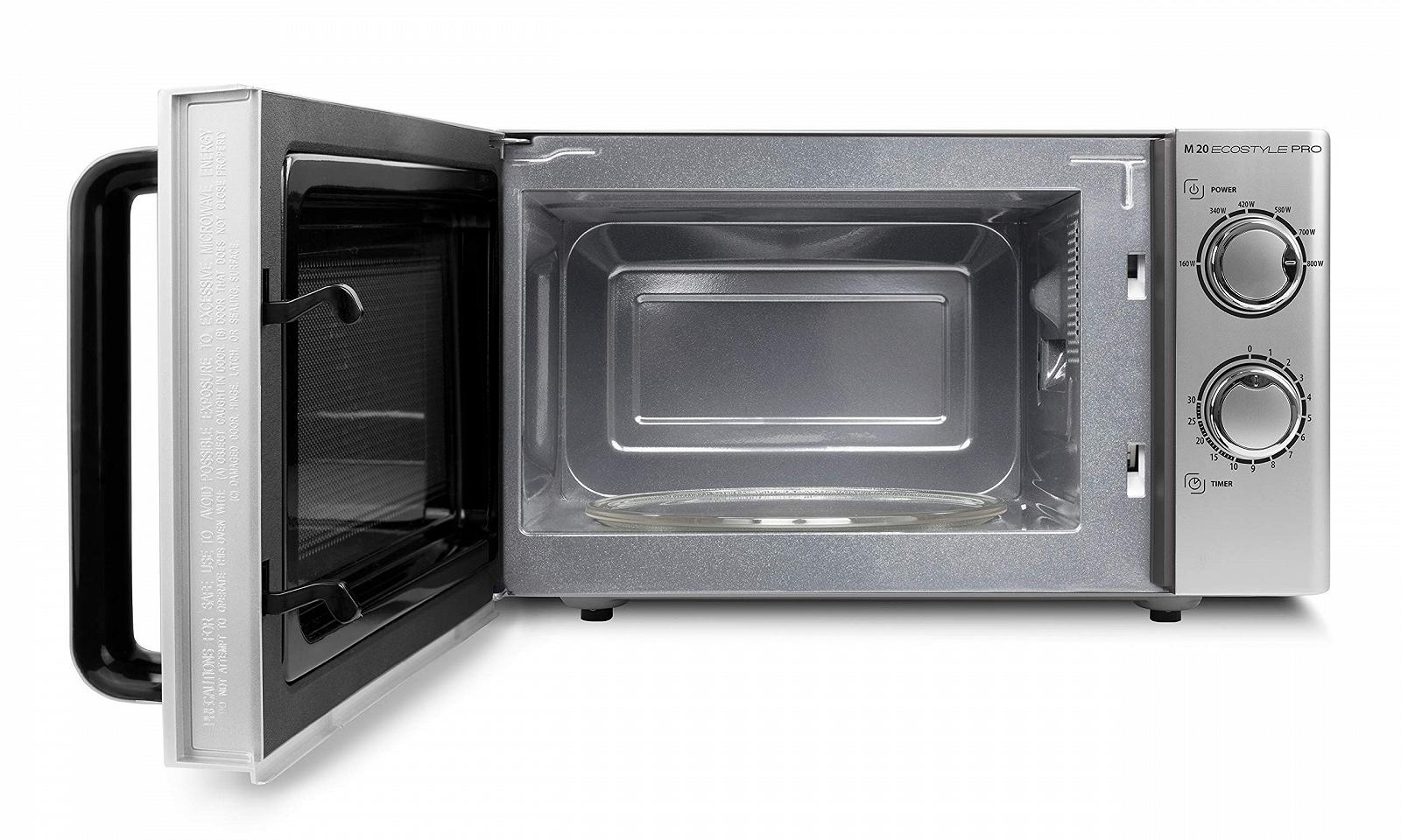 Мікрохвильова піч CASO M 20 Ecostyle Pro 20 л 800 Вт Silver, фото №3 Мікрохвильова піч CASO M 20 Ecostyle Pro 20 л 800 Вт Silver, фото №3