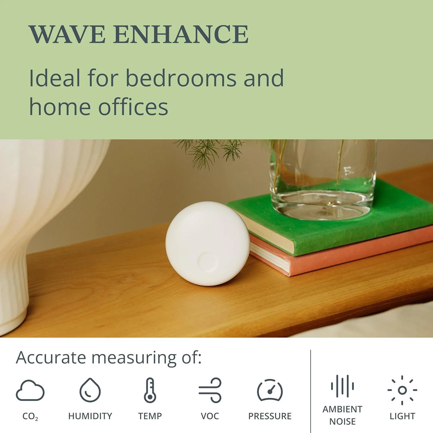 Детектор радону Airthings Wave Enhance Білий, фото №3