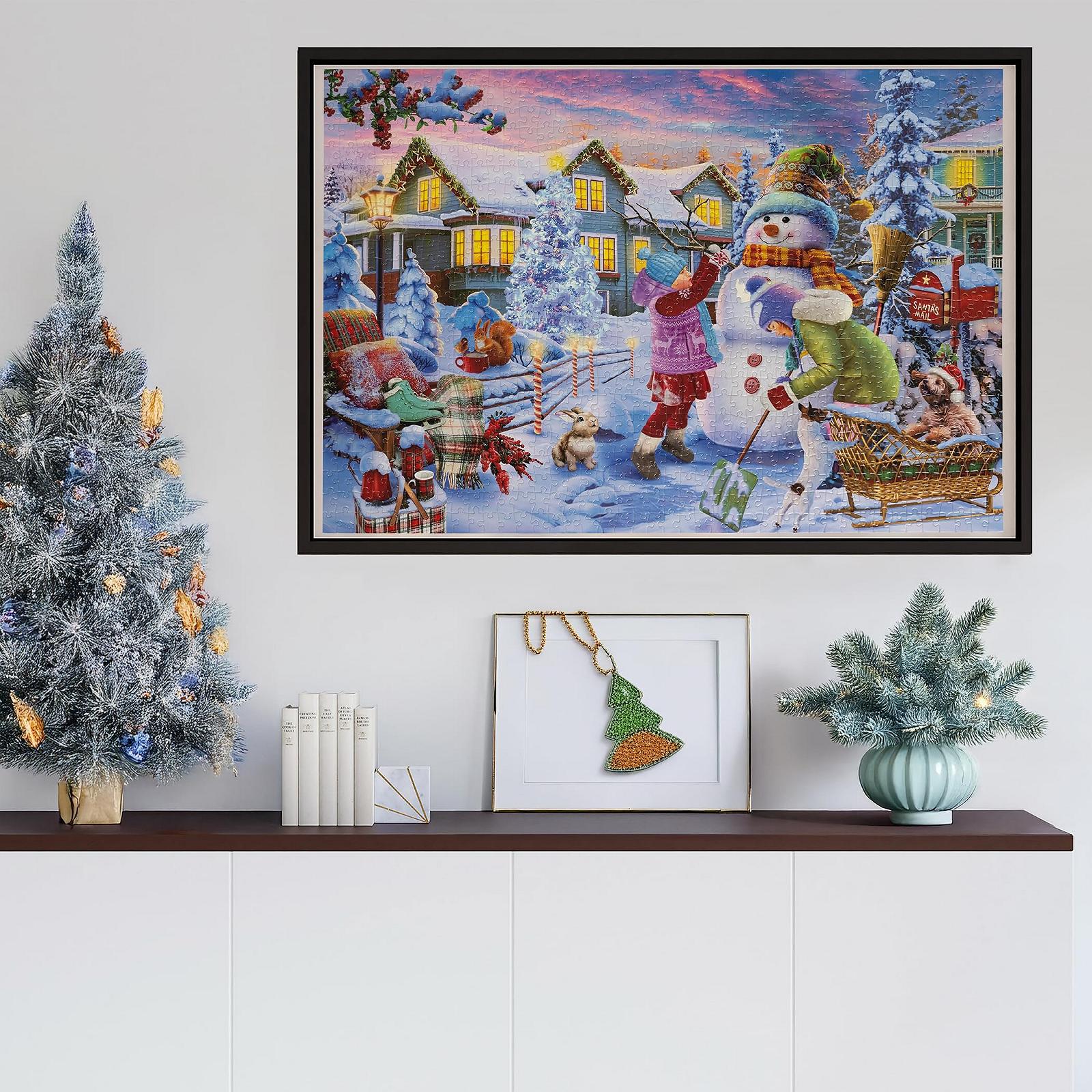 Адвент-календар Tektalk Countdown to Christmas 2024 Snowman Stacking 1008 елементів 70 x 50 см, фото №7