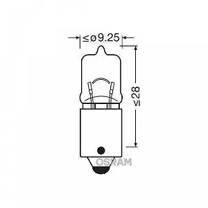 Лампа покажчика повороту OSRAM ORIGINAL 64132 передня/задня synthetic.ua - Фото 1