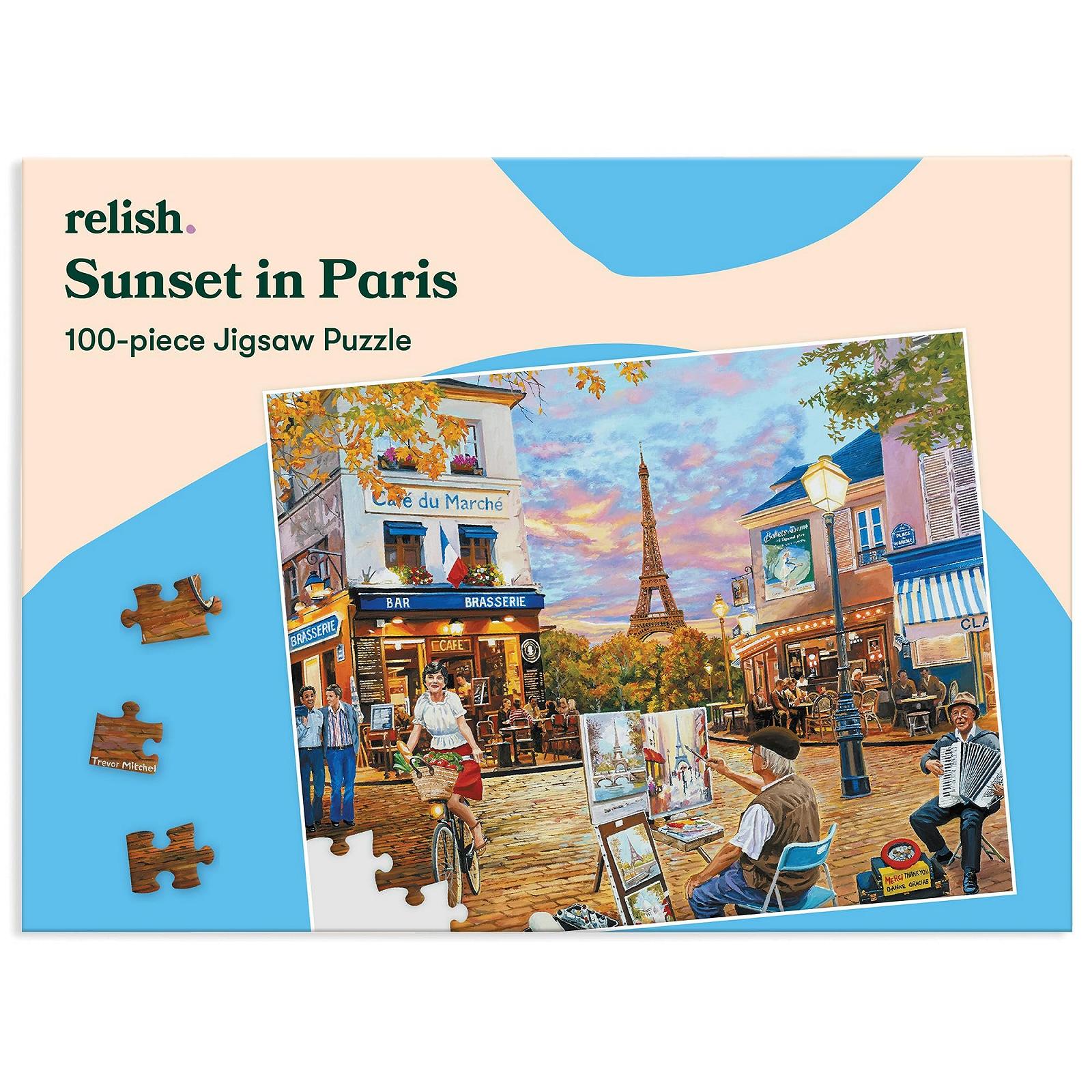 Пазл Relish Sunset in Paris 100 деталей для людей з деменцією, фото №1