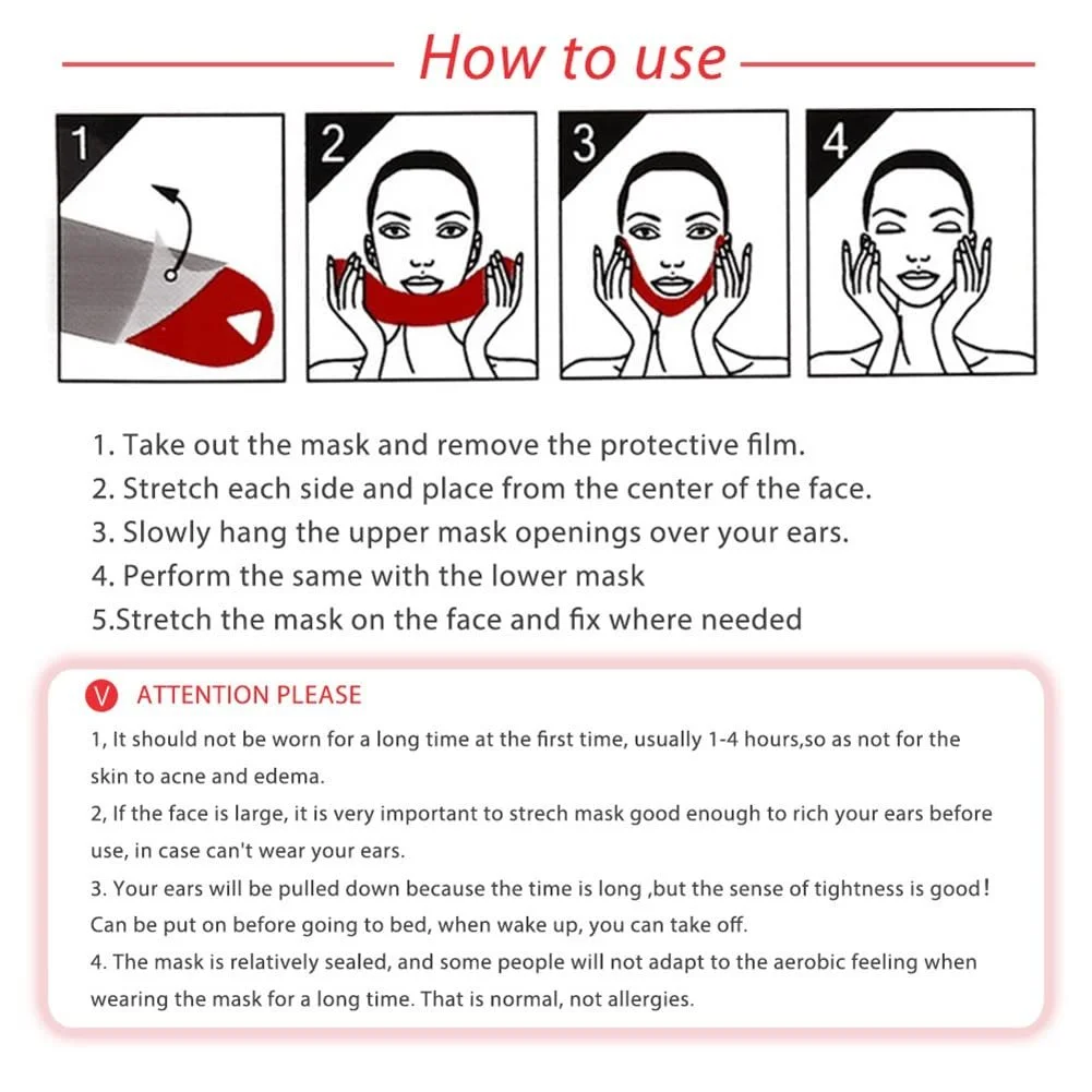 Маска для ліфтингу V-зони Allbestaye V-Line Гелева маска для підтяжки обличчя 5 шт/Коробка, фото №7 Маска для ліфтингу V-зони Allbestaye V-Line Гелева маска для підтяжки обличчя 5 шт/Коробка, фото №7