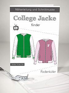 Куртка-бомбер Fadenk Paper Pattern College для дітей - Фото 1