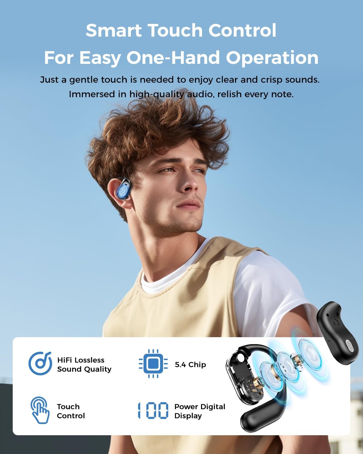 Навушники AI голосового перекладача 144 мови, фото №6 Навушники AI голосового перекладача 144 мови, фото №6