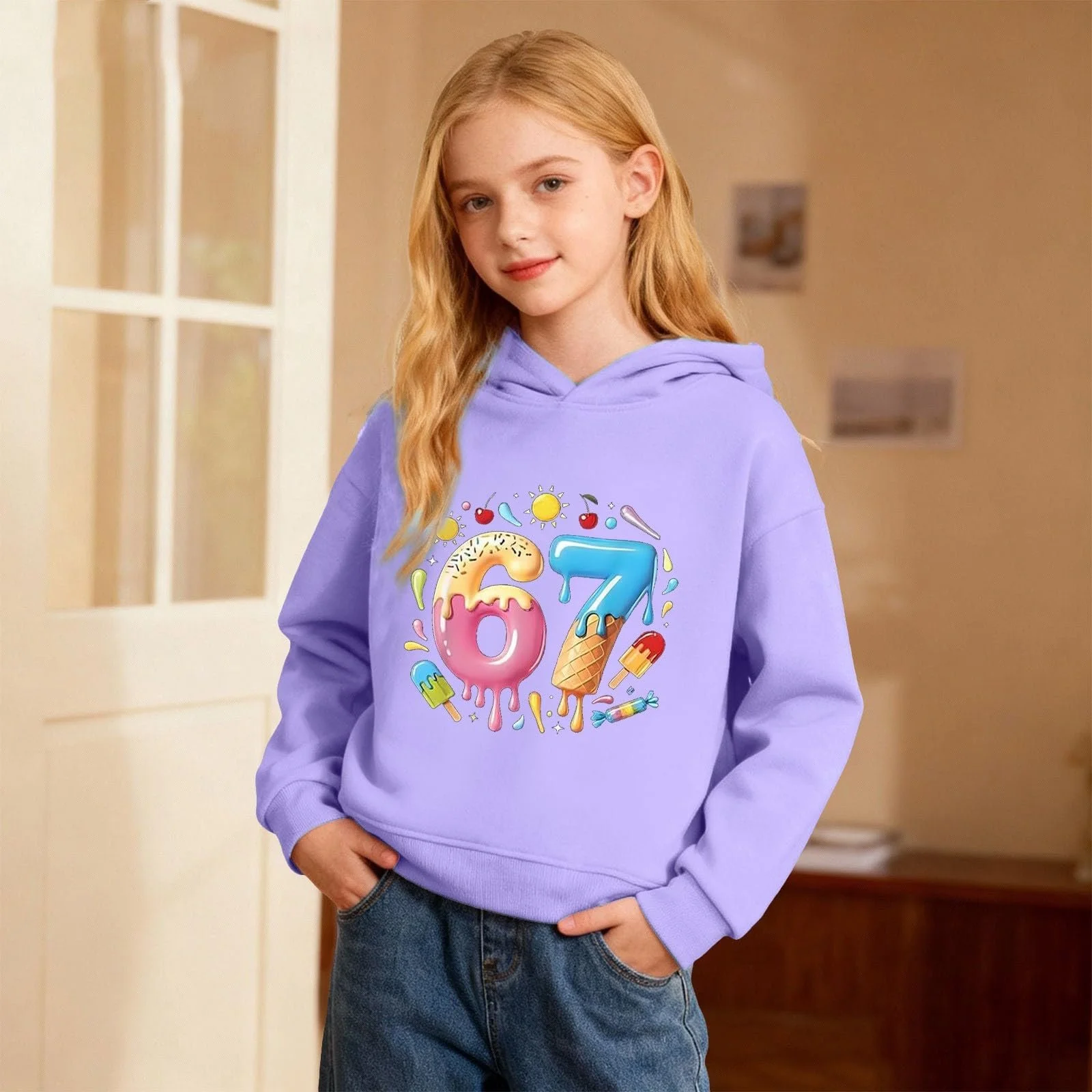 Худі Номер 67 для дітей, святковий, фото №4