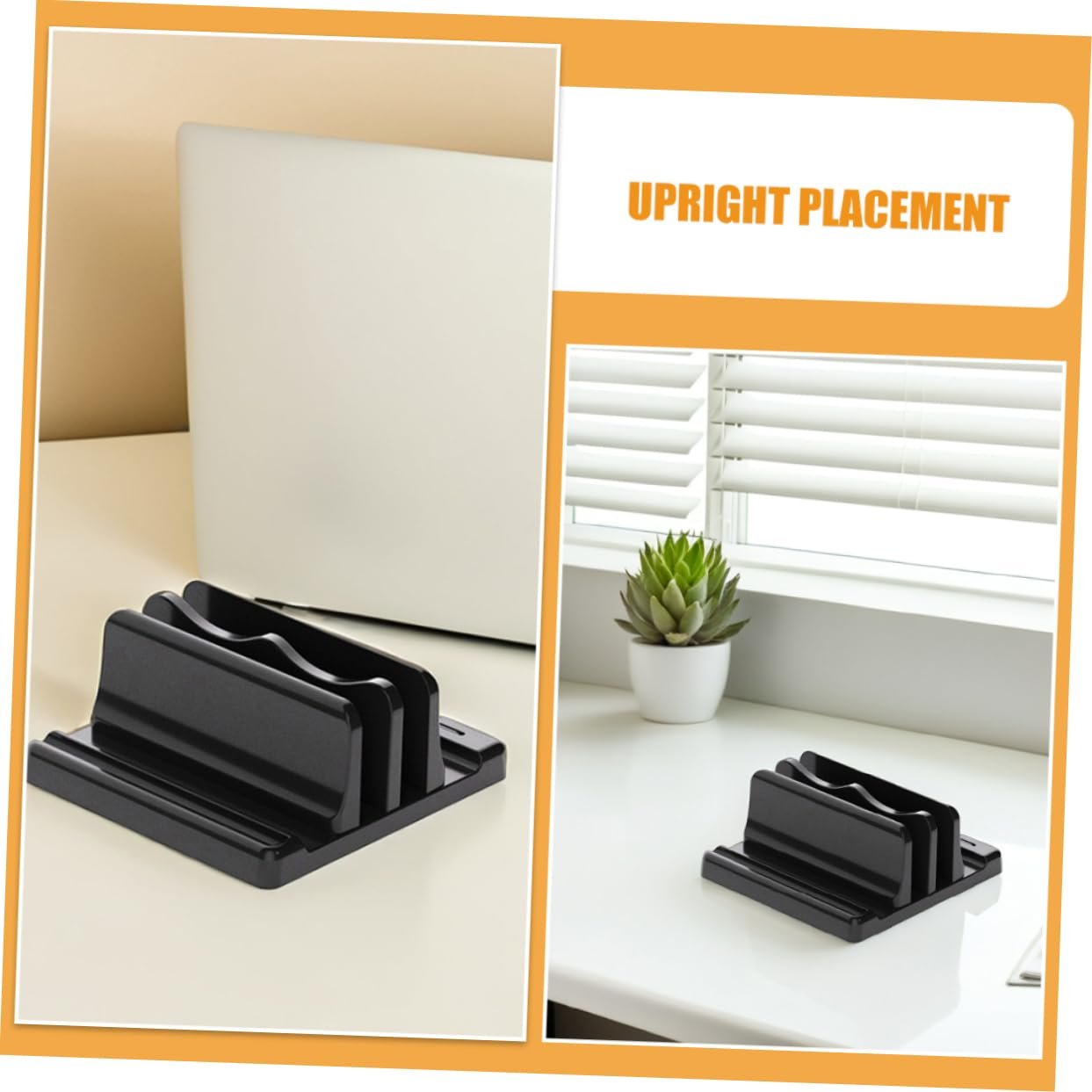 Вертикальная Подставка Держатель для ноутбуков и планшетов для стола для экономии места в офисе, фото №8