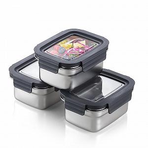 Контейнери для їжі Misichao Stainless Steel 3 шт 600 мл - Фото 1
