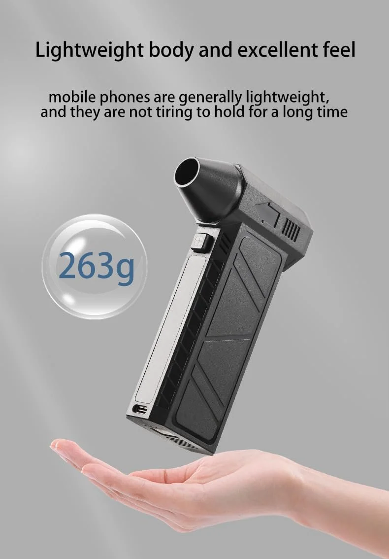 Электрическая воздуходувка Kuahome 130,000 rpm 4 скорости аккумуляторная, фото №1 Электрическая воздуходувка Kuahome 130,000 rpm 4 скорости аккумуляторная, фото №1