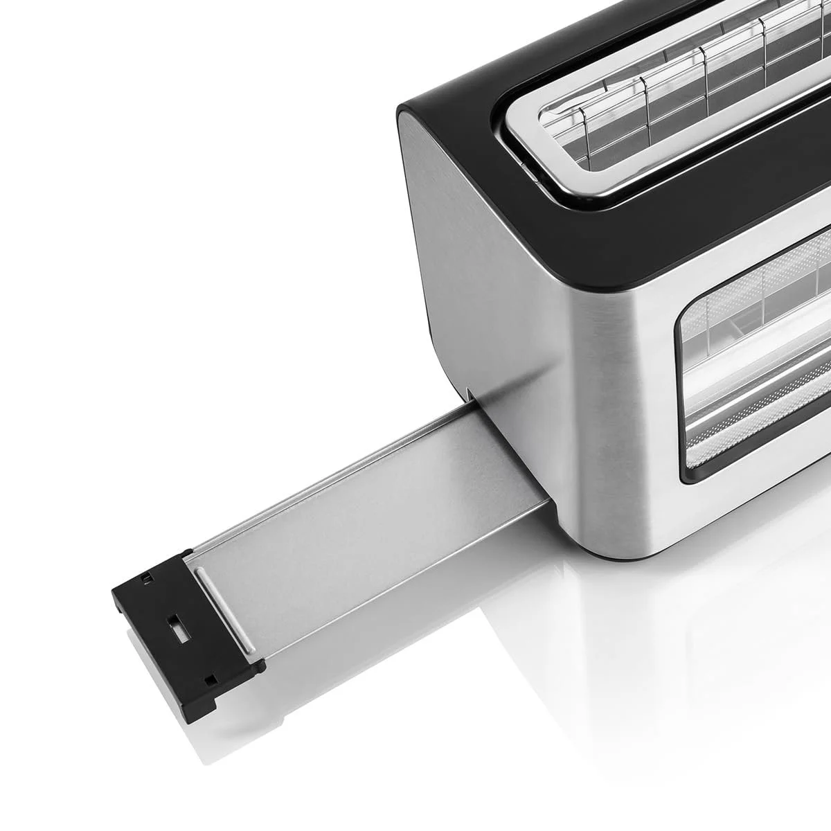 Тостер HAEGER Window 1000 Вт, нержавіюча сталь, фото №3