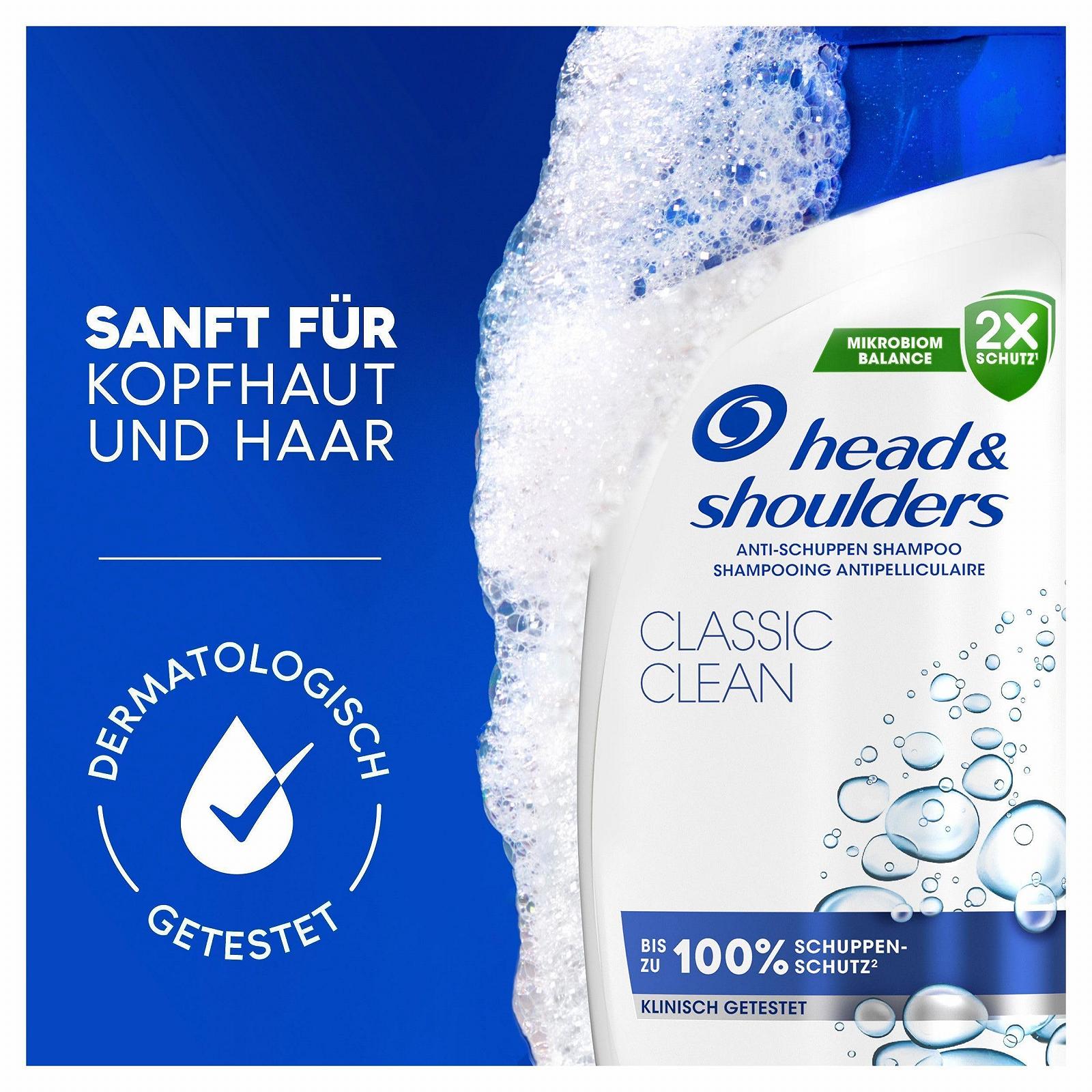 Шампунь проти лупи Head & Shoulders Classic Clean 500 мл, фото №5 Шампунь проти лупи Head & Shoulders Classic Clean 500 мл, фото №5
