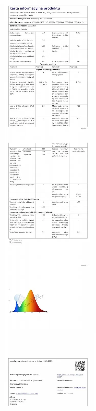 Настільна лампа LED ATOMANT Touch Dimmable USB A+C 3 рівні яскравості Бежевий, фото №14