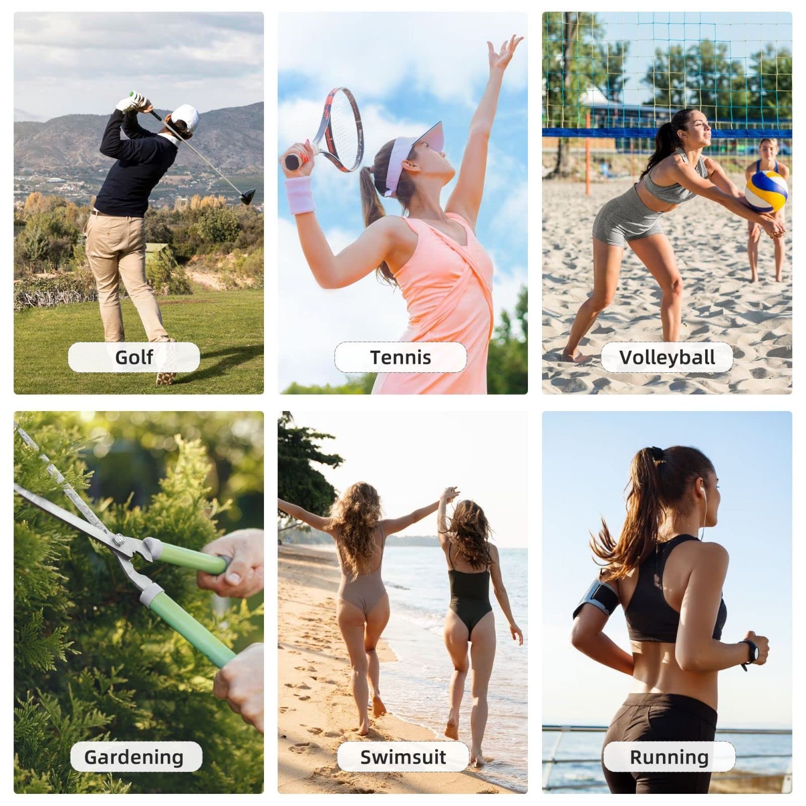 Козирок від сонця спортивний унісекс з принтом бджілок, фото №8