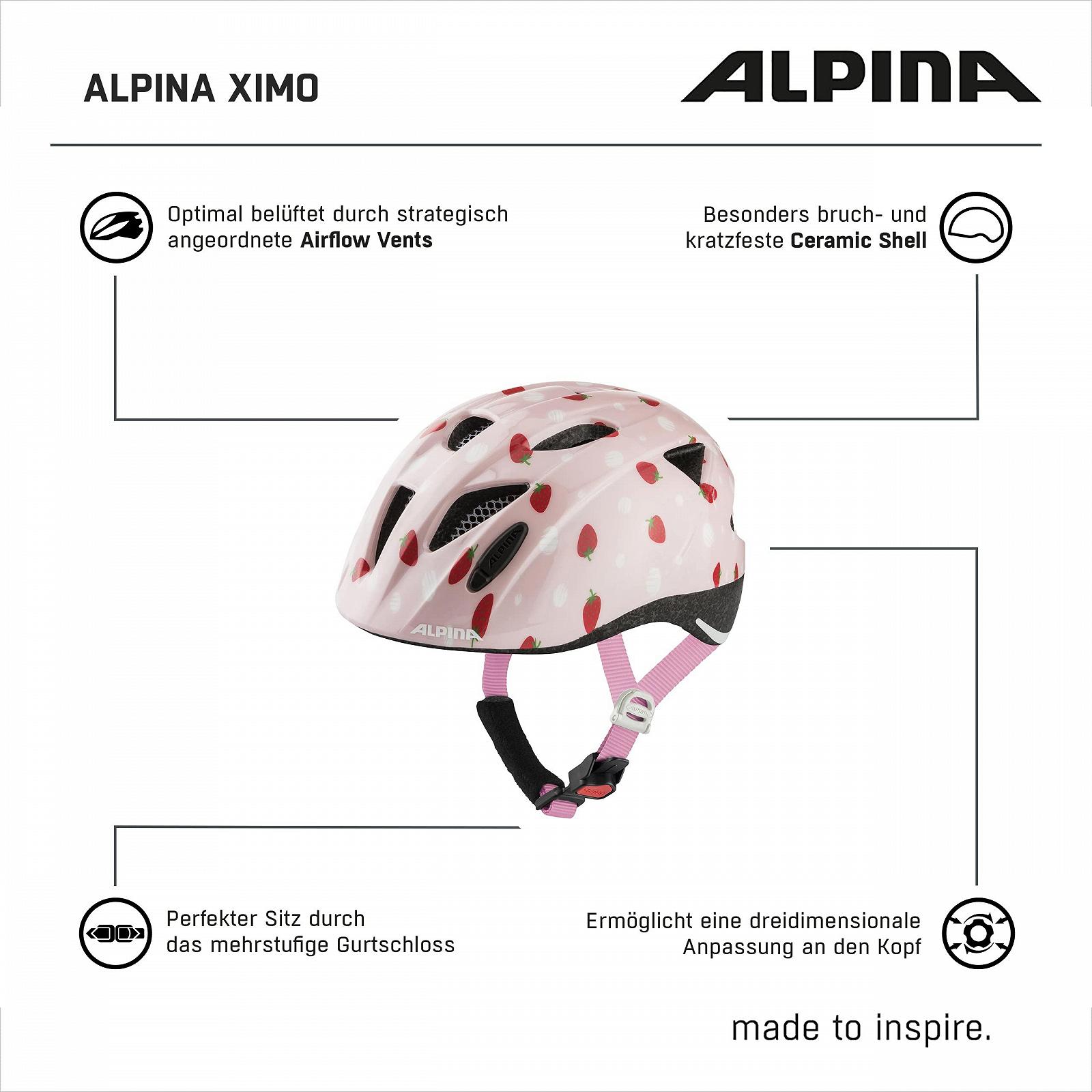 Велосипедный шлем ALPINA XIMO Детский Унисекс, фото №6