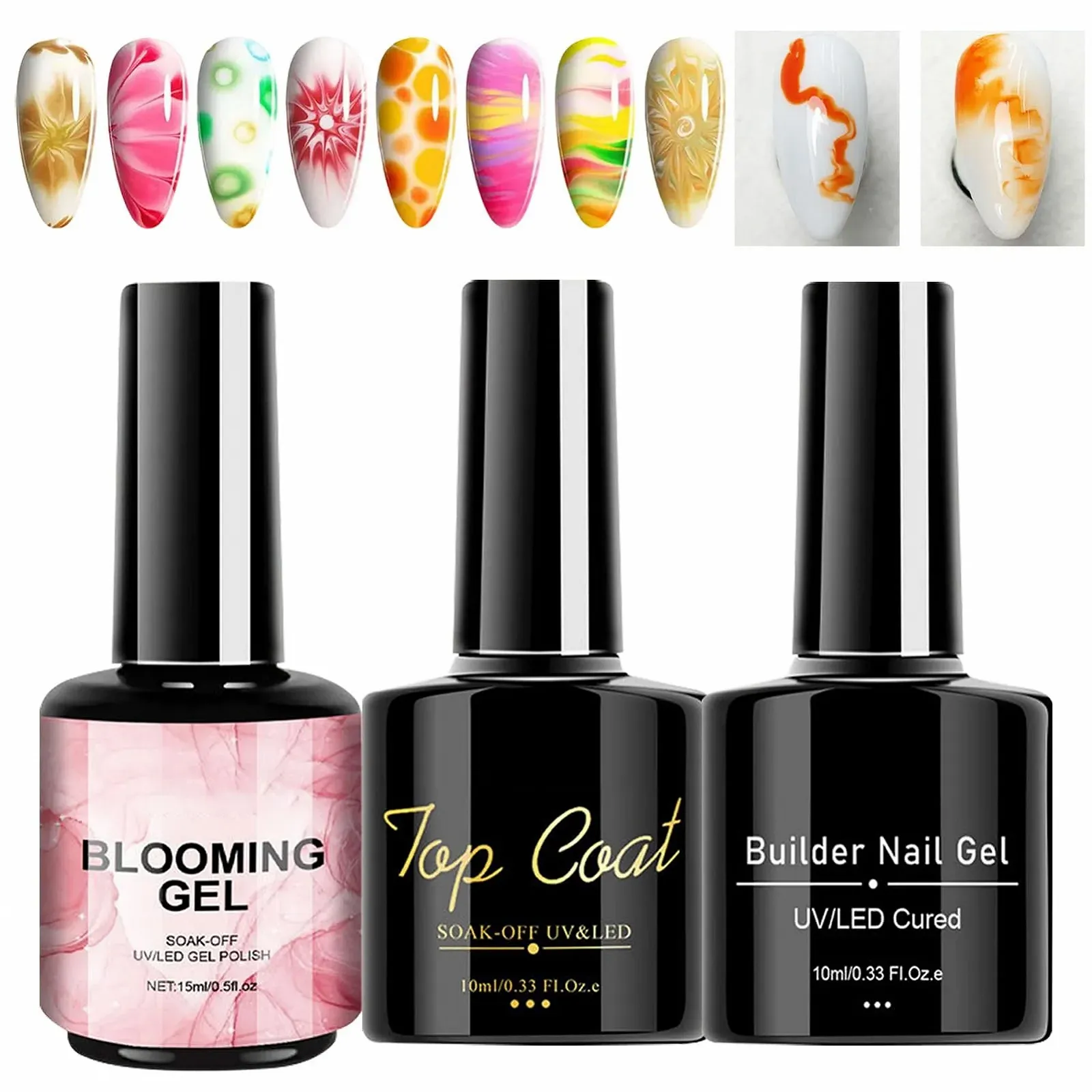 Гель-лак Гель в форме цветов Shine Finish Base Top Coat Blooming Gel, фото №7 Гель-лак Гель в форме цветов Shine Finish Base Top Coat Blooming Gel, фото №7