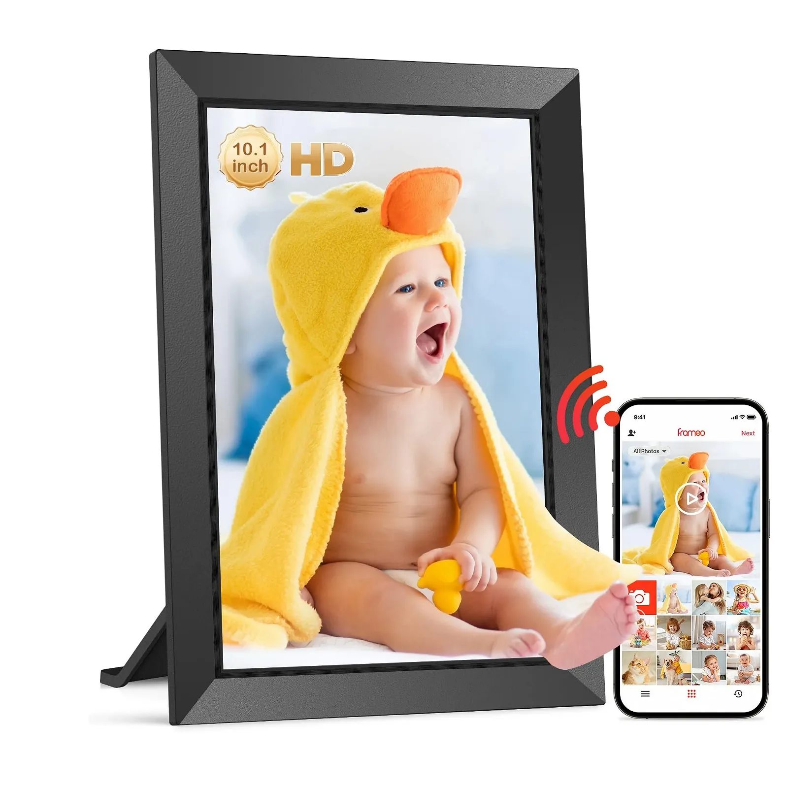 Цифровая фоторамка FRAMEO 10.1 дюйма 1280 x 800 IPS Touchscreen 32 GB Auto Rotation, фото №1 Цифровая фоторамка FRAMEO 10.1 дюйма 1280 x 800 IPS Touchscreen 32 GB Auto Rotation, фото №1