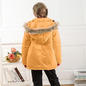 Куртка Generisch 2025 с карманом, капюшоном, ветрозащитная, на молнии, теплая, верхняя одежда, для малышей, с рюкзаком, для мальчика 4 года synthetic.ua - Фото 1